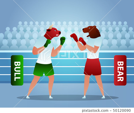 Trade Character Bear and Bull Boxing Gloves Ring Trade Character Bear and Bull Boxing Gloves Ring 50120090