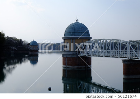 Intake tower of Murayama Reservoir Intake tower of Murayama Reservoir 50121674
