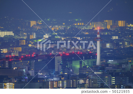 Kyoto Kyoto Tower night view Kyoto Kyoto Tower night view 50121935