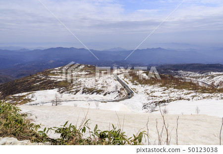 Mount Shirane Shibusagi Snow scene Spring 50123038