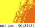 yellow orange paint brush strokes background  50123984