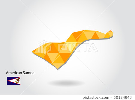 Geometric polygonal style vector map Geometric polygonal style vector map 50124943