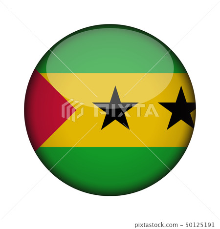 Flag in glossy round button of icon. Flag in glossy round button of icon. 50125191