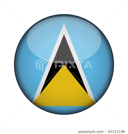 Flag in glossy round button of icon. Flag in glossy round button of icon. 50125196
