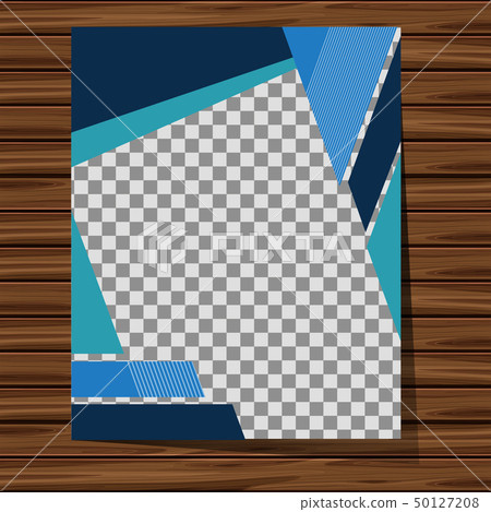 Backdrop design with blue patterns 50127208