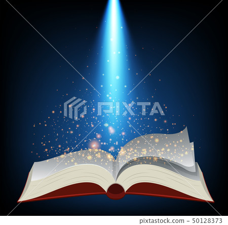 Blank book with bright light Blank book with bright light 50128373