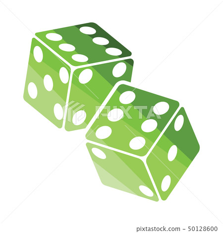 Craps dice icon 50128600
