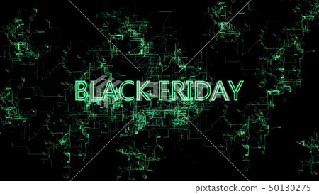 Digital network. Sign "Black Friday" Digital network. Sign "Black Friday" 50130275