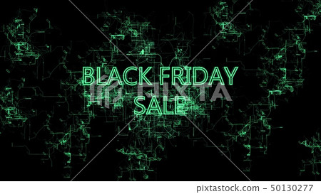 Digital network. Sign "Black Friday Sale" Digital network. Sign "Black Friday Sale" 50130277