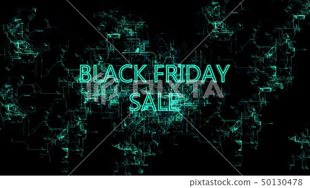 Digital network. Sign "Black Friday Sale" Digital network. Sign "Black Friday Sale" 50130478