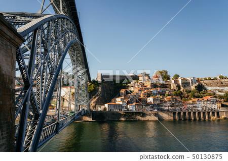 Porto on Douro River and Dom Luis I bridge, Porto on Douro River and Dom Luis I bridge, 50130875