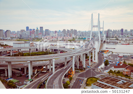 view of Shanghai Nanpu Bridge,Shanghai,China.view of Shanghai Nanpu Bridge,Shanghai,China. view of Shanghai Nanpu Bridge,Shanghai,China.view of Shanghai Nanpu Bridge,Shanghai,China. 50131247