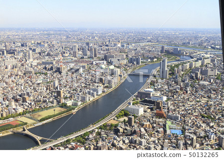 城市風光（東京，天空樹，初夏/春季） 50132265