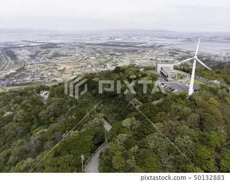 [Aichi Prefecture] Aerial view of Mount Zao Observatory, Tahara City 50132883