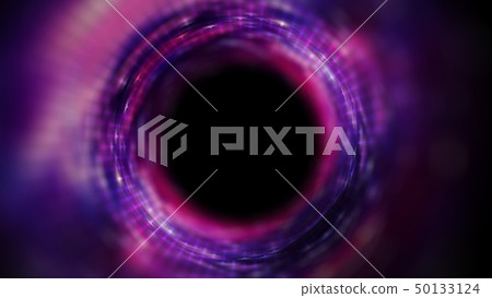 Big data funnel databases abstract background. Sales wireframe data sky with technology filter. 50133124