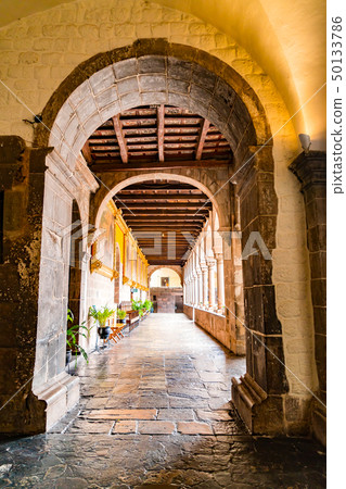Courtyard of Convent Santo Domingo in Cusco 50133786