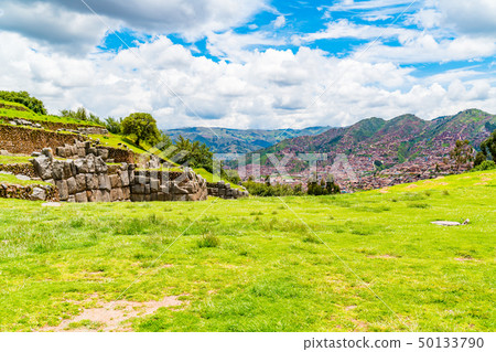The large field and the wall at Sacsahuaman 50133790