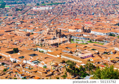 Cityscape of Cusco in Peru 50133792