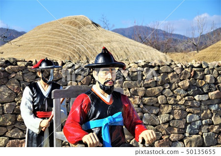 Changgum阮安城民族村的庸俗位置/風景[韓國，Junten] 50135655