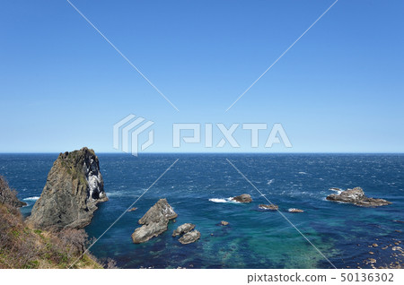 積丹半島（北海道）的Shimatake海岸 50136302