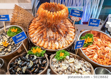 Seafood on ice 50136682