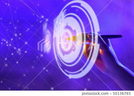 Digital technology concept Digital technology concept 50136765