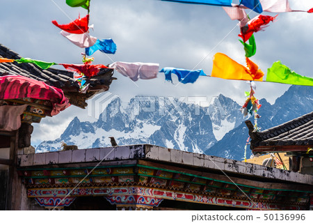 中國麗江玉龍雪山 中国観光スポット China Jade Dragon Snow Mountain 50136996