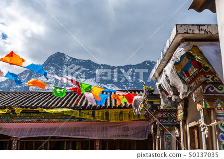 中國麗江玉龍雪山 中国観光スポット China Jade Dragon Snow Mountain 50137035