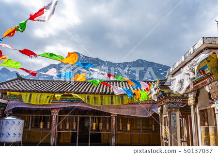 中國麗江玉龍雪山 中国観光スポット China Jade Dragon Snow Mountain 50137037