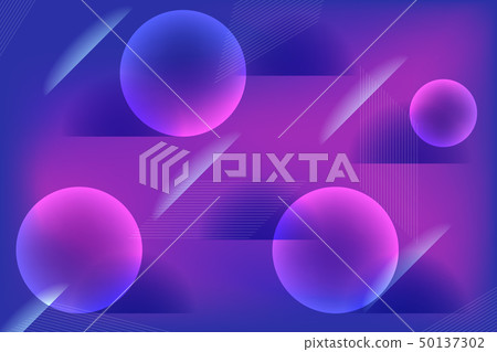 Abstract vibrant background with geometric shapes Abstract vibrant background with geometric shapes 50137302