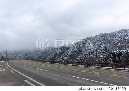 大雪，春雪，Yeongwol-gun，江原道 50137459