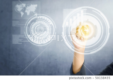 Digital technology concept Digital technology concept 50138435