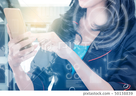 Digital technology concept Digital technology concept 50138839