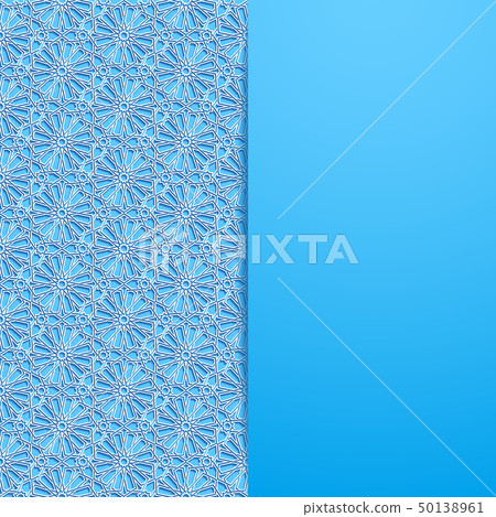 Background with traditional floral ornament 50138961
