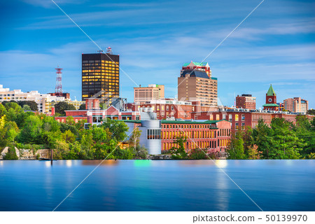 Manchester, New Hampshire, USA Skyline 50139970
