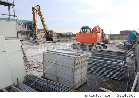 拆遷工作現場 拆遷工作現場 50140503
