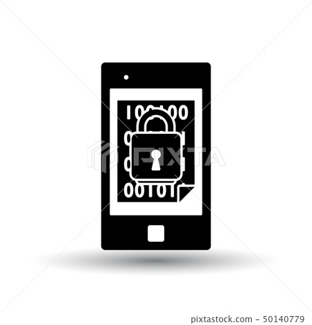 Mobile Security Icon Mobile Security Icon 50140779