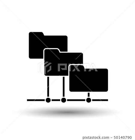 Folder Network Icon Folder Network Icon 50140790