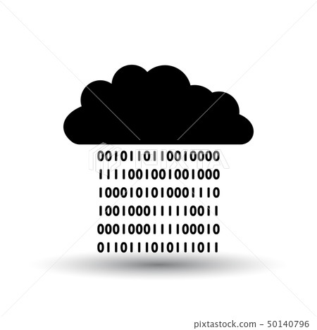Cloud Data Stream Icon Cloud Data Stream Icon 50140796