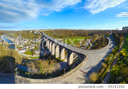 Banks of Rance River, Dinan town, France 50141162