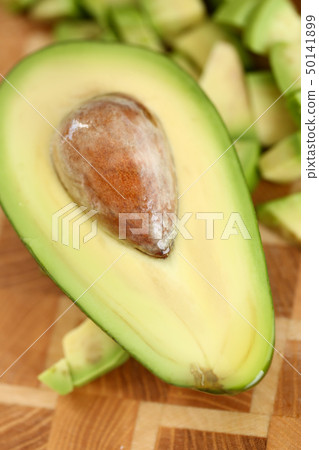 Exotic Dieting Ripe Green Avocado Fruit Half 50141899