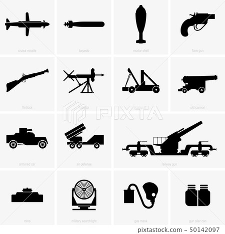 Military icons 50142097