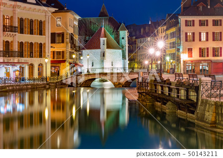 Annecy, called Venice of the Alps, France 50143211