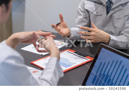 Businessman, Technician, Meeting, No Face Businessman, Technician, Meeting, No Face 50143390
