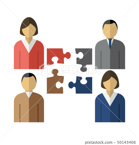 Corporate Team Icon Corporate Team Icon 50143408
