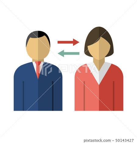 Corporate Interaction Icon 50143427