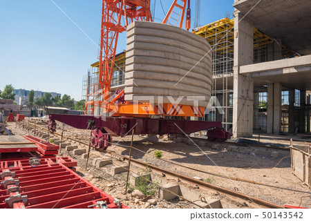 construction crane and building 50143542