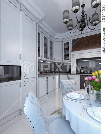 Kitchen in classical style 50144586