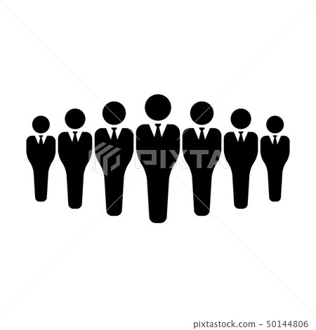 Business people icon vector male group of persons Business people icon vector male group of persons 50144806