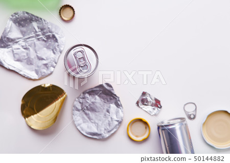 Selection of metal garbage for recycling. Concept of recycling Selection of metal garbage for recycling. Concept of recycling 50144882